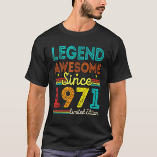 51 år gammal Vintage Fantastisk sedan 1971 51t T Shirt