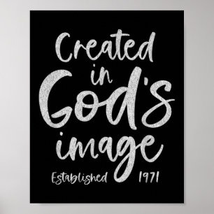 51-åriga kristna: Jesus 1971 51:a födelsedagen T- Poster