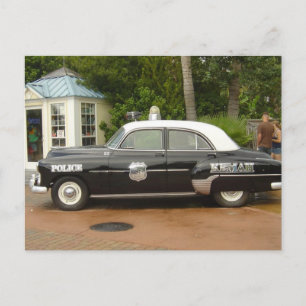 '51 Chevrolet polisbil Vykort