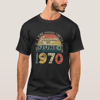 51:e födelsedagen Dekorationen juni 1970 Manar Kvi T Shirt