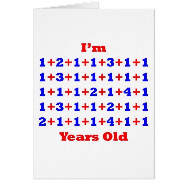 51 gammala år! hälsningskort (Framsidan)