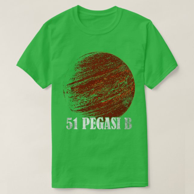 51 Pegasi B Exoplanet Extrasolar Planet T Shirt (Design framsida)
