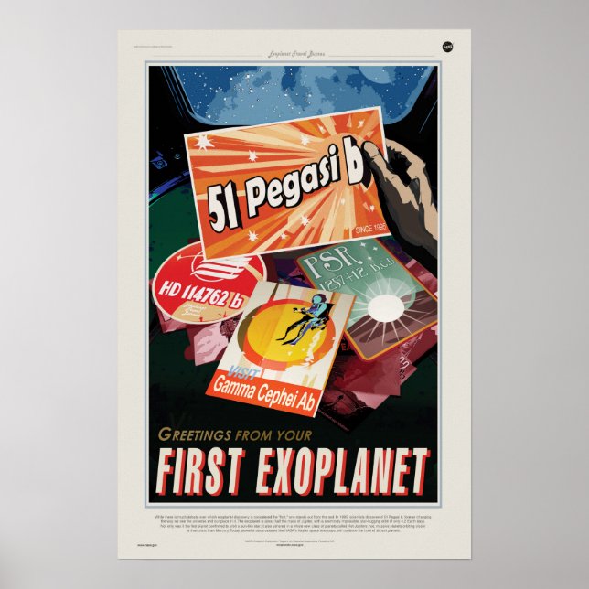 51-Pegasi b Poster (Framsidan)
