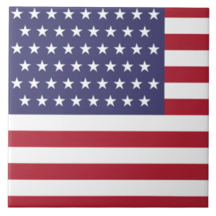 51 Star Flagga of the United States of America (US Kakelplatta