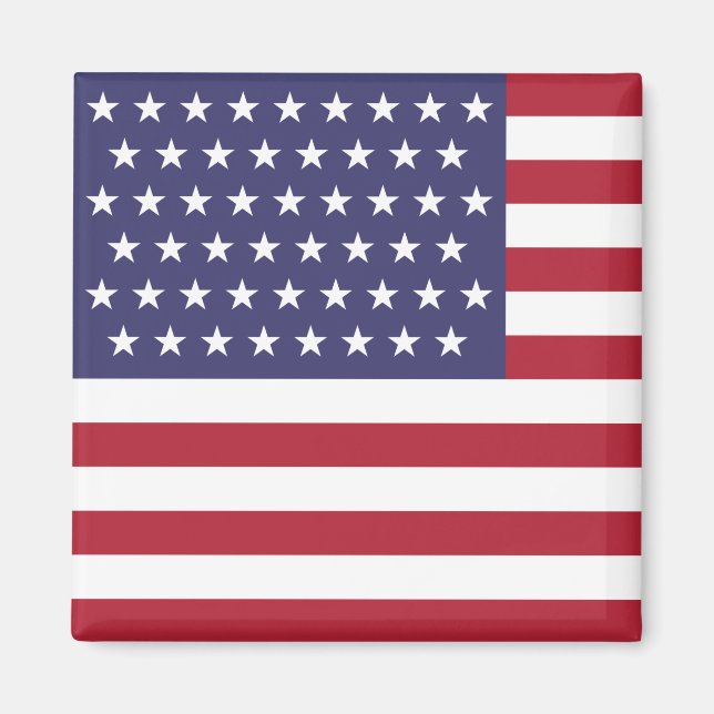 51 Star Flagga of the United States of America (US Magnet (Framsidan)