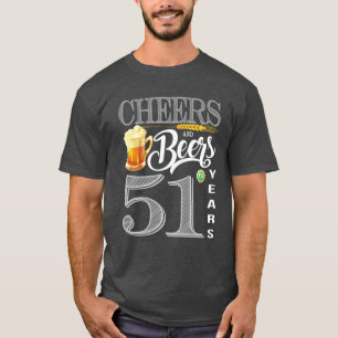 51st Födelsedagskjortajubel och öl till 51 år T Shirt