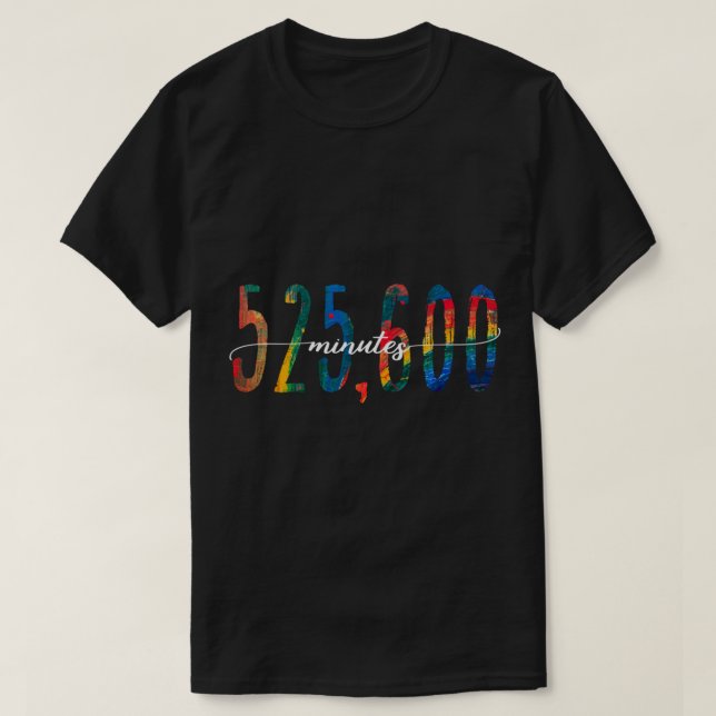 525 600 minuter klassiskt T-Shirt (Design framsida)