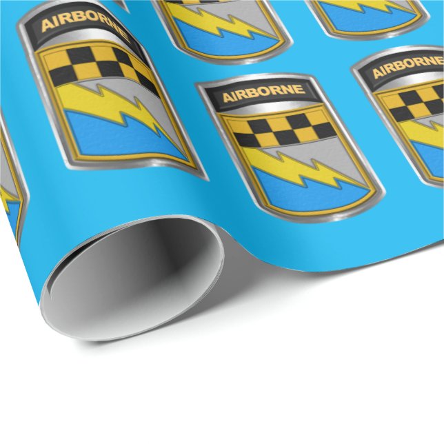 525 Militärunderrättelsebrigad “Luftburen” Presentpapper (Rullad Hörn)