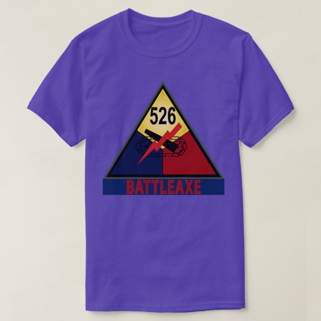 526:e beväpnade infanteribataljon BATTLEAX SSI wo T Shirt (Design framsida)