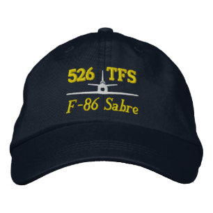 526 TFS F-86 Golf Hat Broderad Keps