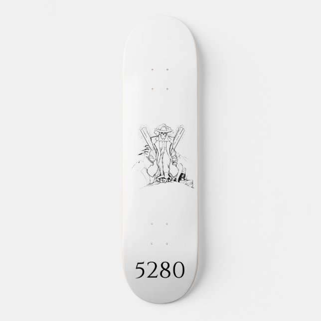 5280 Gunslinger Mini Skateboard Bräda 18,5 Cm (Framsida)