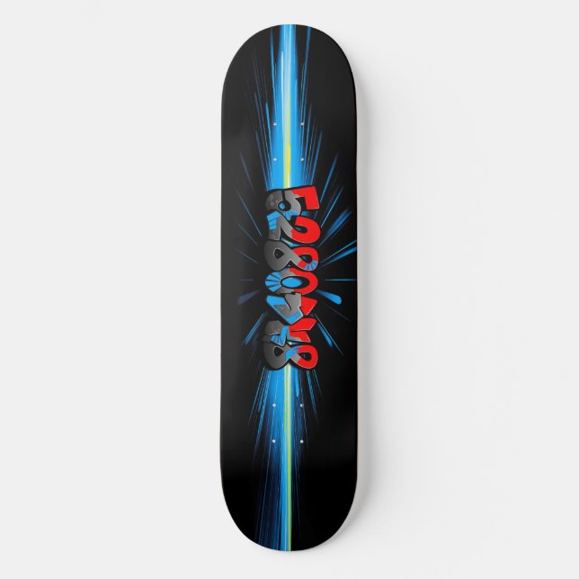 5280SK8 MINI SKATEBOARD BRÄDA 18,5 CM (Framsida)