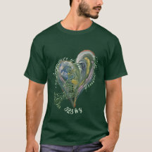 528 MHz kärlek-skript T-Shirt