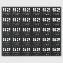 52:a födelsedagen: Art Deco Inspired Titta "52" oc