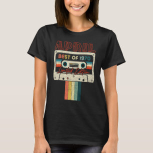 52:a födelsedagen i april 1970 Kassettband T Shirt