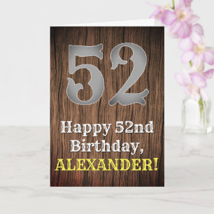 52:a födelsedagen: Land Western Inspired Titta, Na Kort