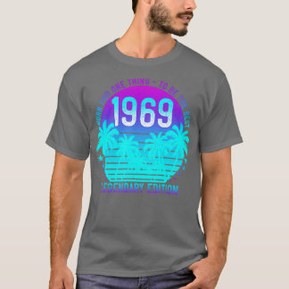 52 år gammal 1969 Vintage 52:a födelsedagsestetisk T Shirt