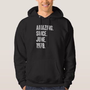 52 år gammal 52:a födelsedagen Fantastisk sedan ju Hoodie