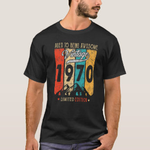 52 år gammal Vintage 1970 52:a födelsedagen 1 T Shirt
