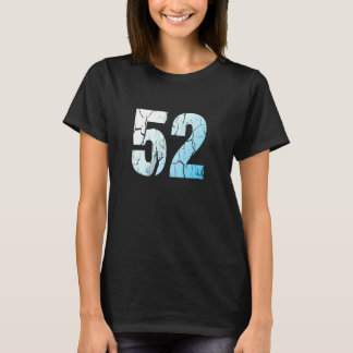 52-åriga födelsedagsgåvor 52-åriga t shirt
