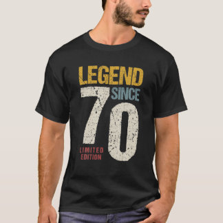 52 ÅRS Vintage 1970 52Nd Birthday Dekoration T Shirt