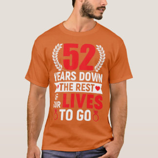 52-årsdagen för 52-årsdagen för Giftermål G T Shirt