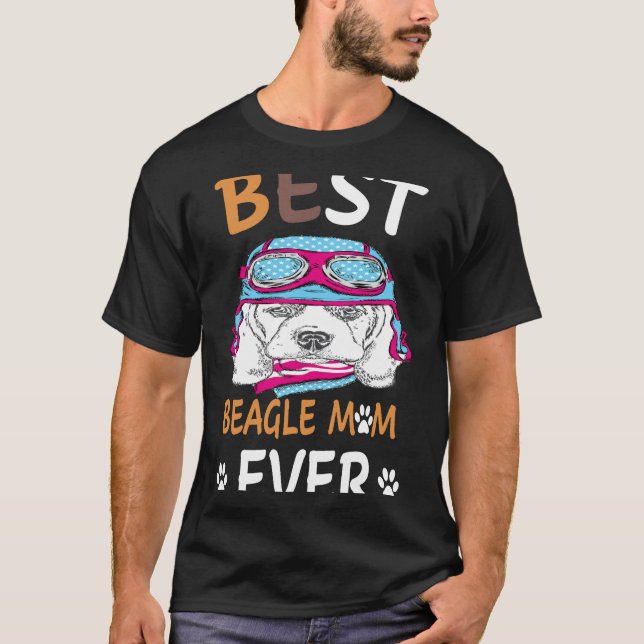 52 Bästa Beagle Mamma någonsin T Shirt (Framsida)