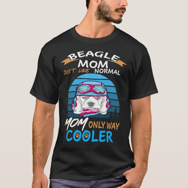 52 Beagle Mamma Cooler T Shirt (Framsida)