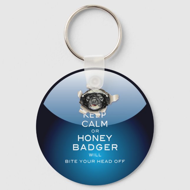 [52] Behållans Lugn eller Honey badger... Nyckelring (Framsida)