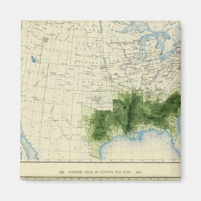 52 Bomull 1890 Magnet (Framsidan)