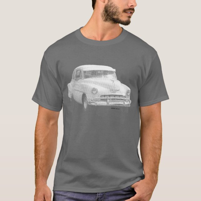 "52 Chevy Deluxe Mono T-Shirt (Framsida)