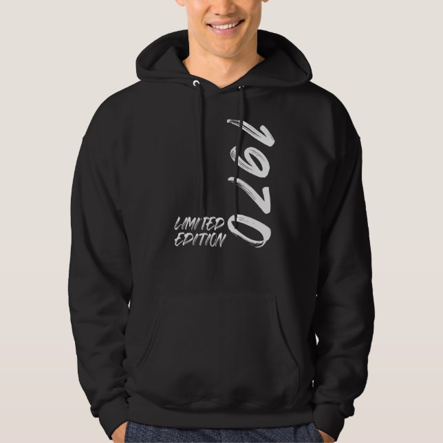52:e födelsedagen Dam Manar 52 år 1970 19 Hoodie (Framsida)