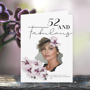 52 & fantastisk födelsedagsgratulationskort med or kort