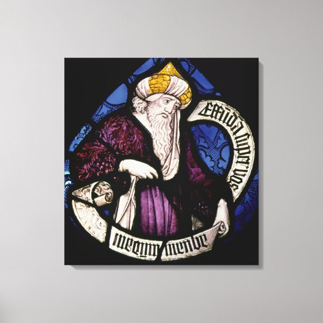 52:Roundel av profeten Ezekiel, 1500-talet Canvastryck (Framsida)