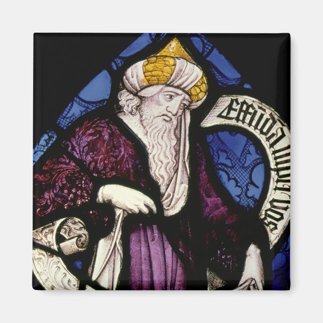 52:Roundel av profeten Ezekiel, 1500-talet Magnet (Framsidan)