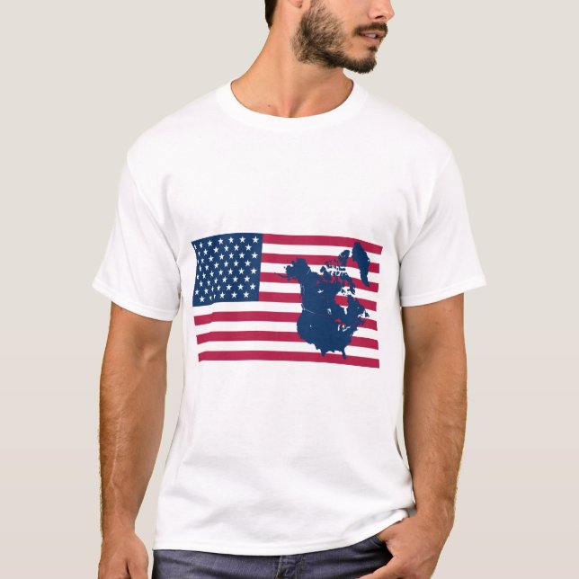 52 STATER AMERIKA T SHIRT (Framsida)
