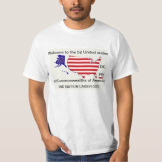 52 STATER UNDER GUDt-skjortan T-shirt