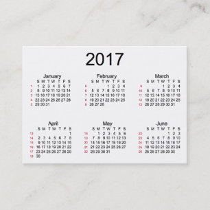 52 vecka vitkalender 2017 vid Janz visitkortar Visitkort