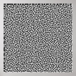 52 x 52 eller mindre Poster Maze1 Anpassa vitt!