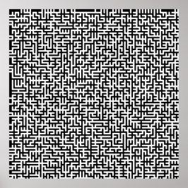 52 x 52 eller mindre Poster Maze2 Anpassa vitt!
