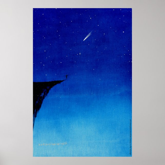 5383.Lära till Fly/bluedge? Poster/skriv ut Poster (Framsidan)