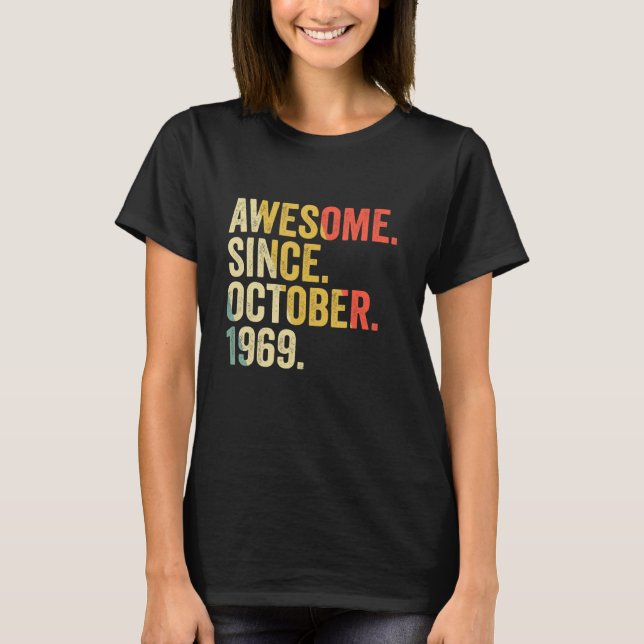 53 år gammal 53:e födelsedagen Fantastisk sedan ok T Shirt (Framsida)