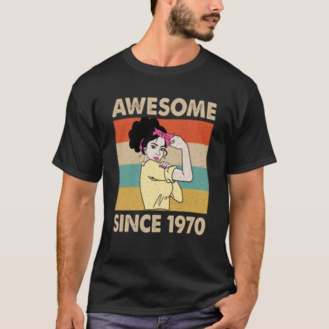 53 år gammal Fantastisk sedan 1970, 53:e födelseda T Shirt (Framsida)