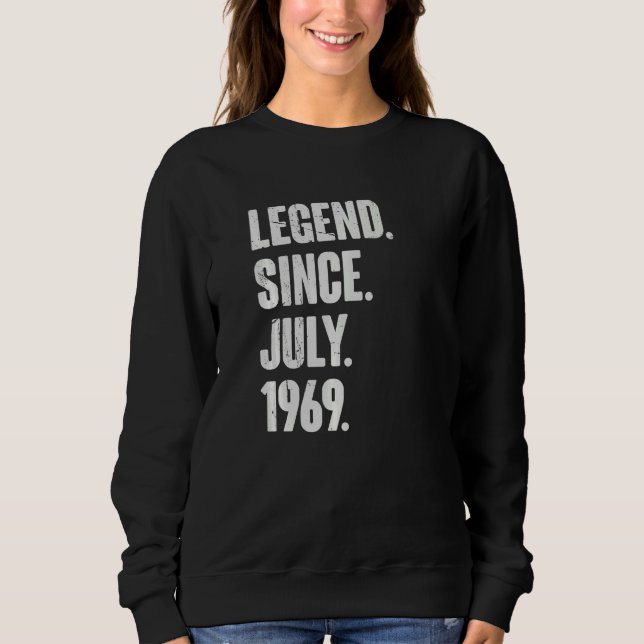 53 års ålder sedan juli 1969 t shirt (Framsida)