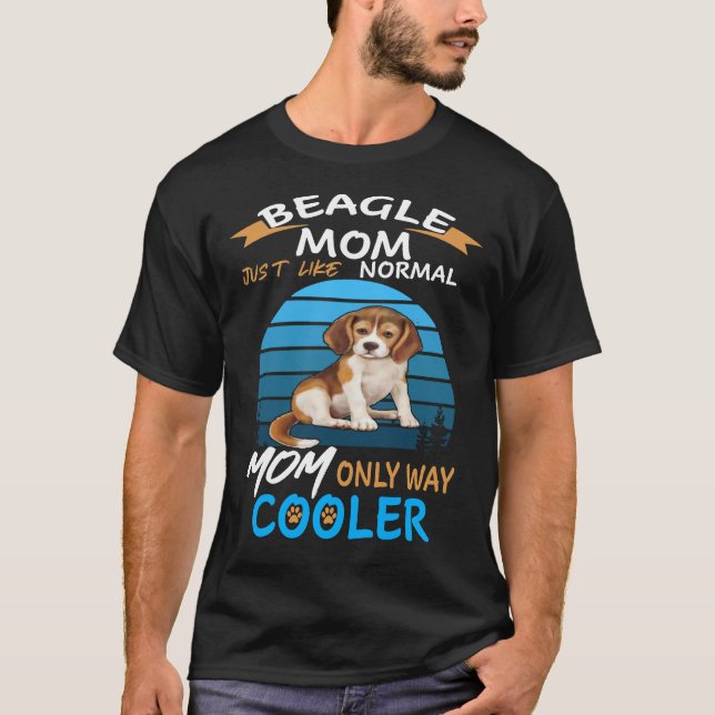 53 Beagle Mamma Cooler T Shirt (Framsida)