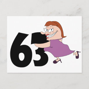53:e födelsedag - Lönsam tecknad födelsedag Vykort