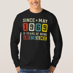 53:e födelsedagen Fantastisk sedan maj 1969 Vintag T Shirt