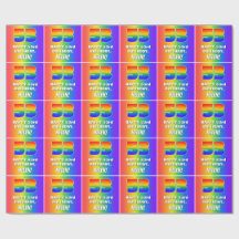 53:e födelsedagen: Färgfull, Roligt Rainbow Mönste