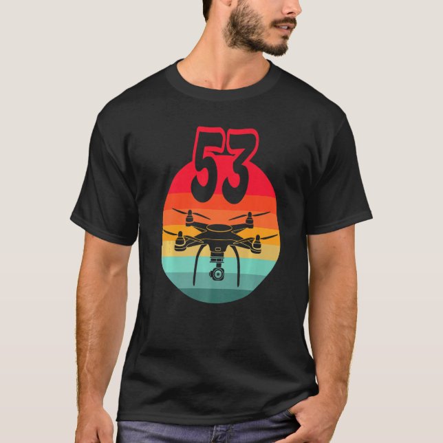 53:e födelsedagen: jag återställer fjärrstyrda enh t shirt (Framsida)