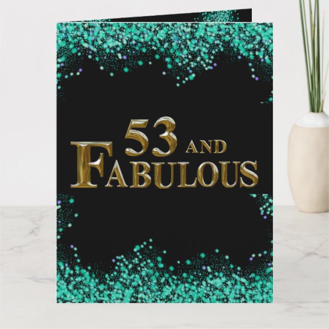 53:e födelsedagen kort (Framsida)